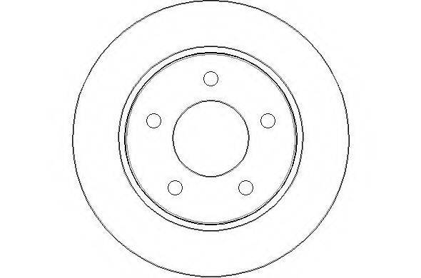 NATIONAL NBD1512 гальмівний диск