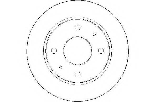 NATIONAL NBD1514 гальмівний диск
