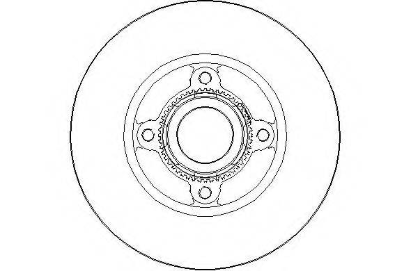 NATIONAL NBD1515 гальмівний диск