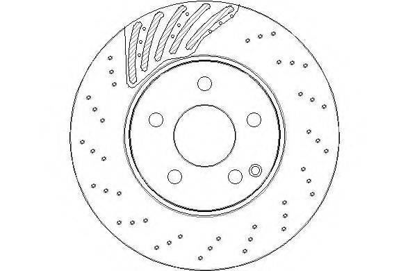 NATIONAL NBD1551 гальмівний диск
