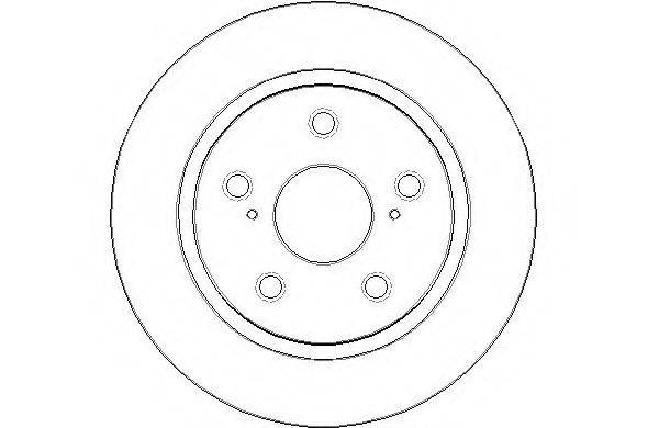 NATIONAL NBD1570 гальмівний диск