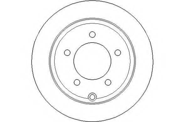 NATIONAL NBD1608 гальмівний диск