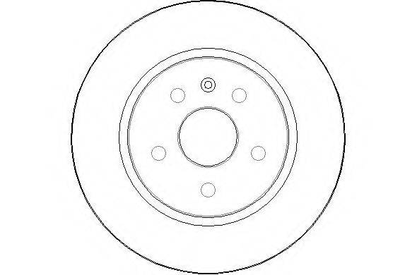 NATIONAL NBD1630 гальмівний диск