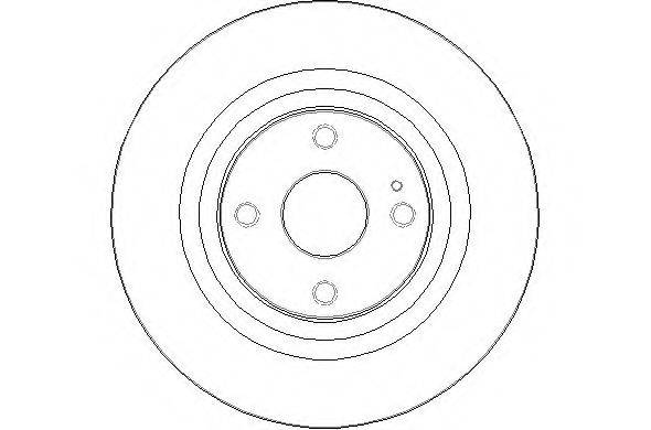 NATIONAL NBD1631 гальмівний диск