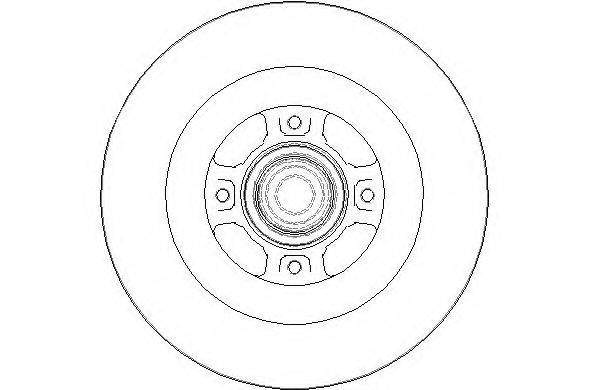 NATIONAL NBD1643 гальмівний диск