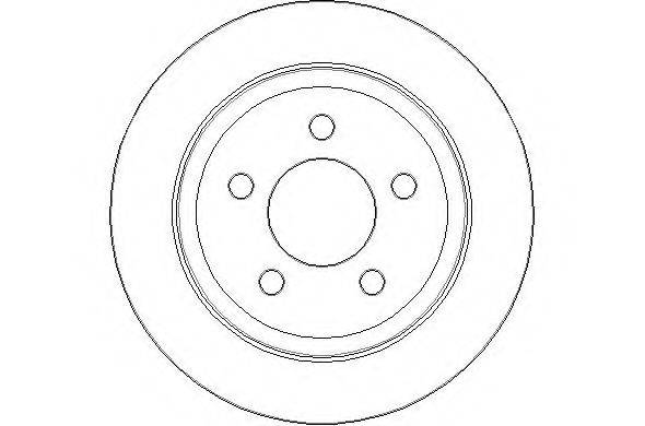 NATIONAL NBD1650 гальмівний диск