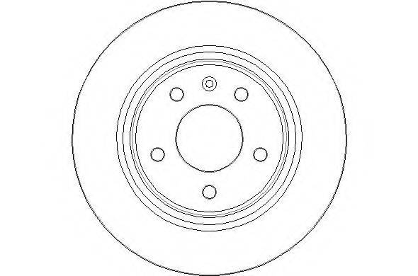 NATIONAL NBD1652 гальмівний диск