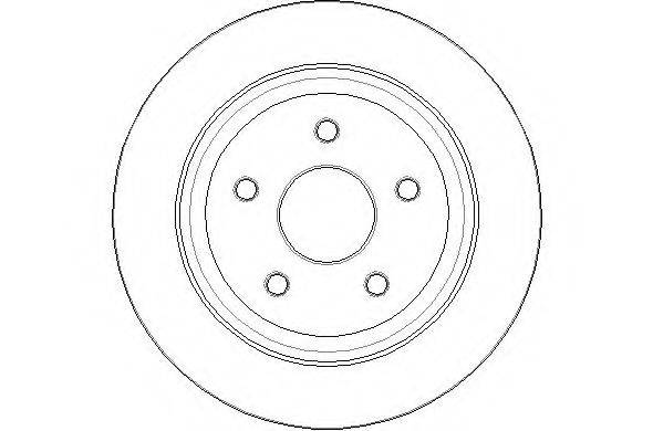 NATIONAL NBD1691 гальмівний диск