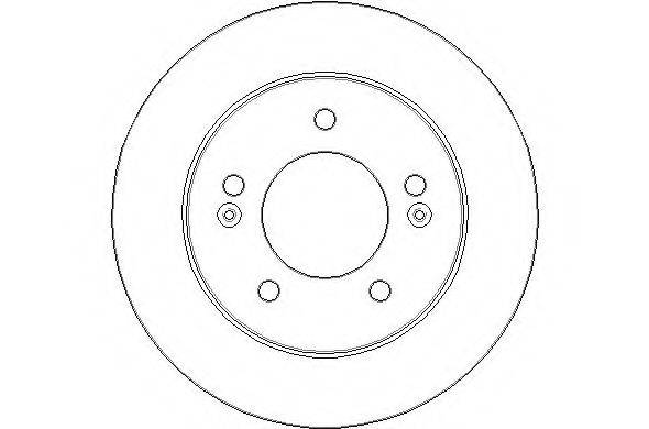NATIONAL NBD1694 гальмівний диск