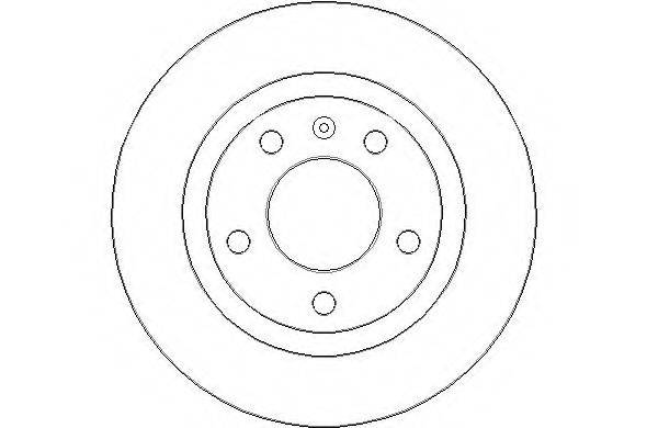 NATIONAL NBD1737 гальмівний диск