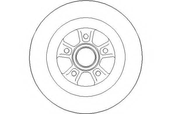 NATIONAL NBD1782 гальмівний диск