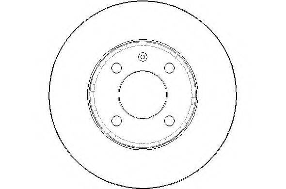 NATIONAL NBD1792 гальмівний диск