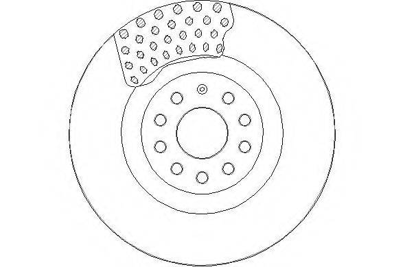 NATIONAL NBD1807 гальмівний диск
