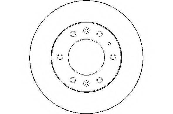 NATIONAL NBD1822 гальмівний диск