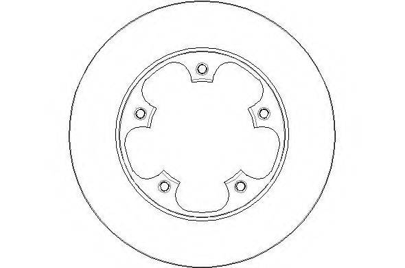 NATIONAL NBD1847 гальмівний диск