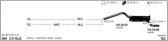 IMASAF 586000052 Система випуску ОГ