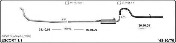 IMASAF 525000009 Система випуску ОГ