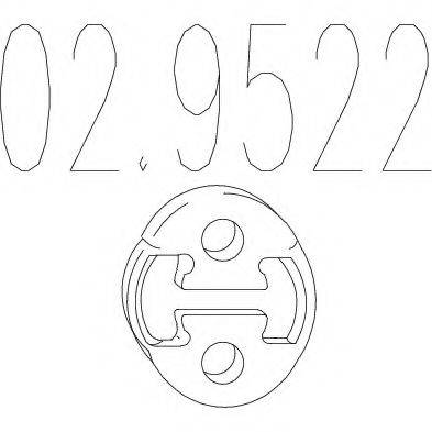 MTS 029522 Буфер, глушник