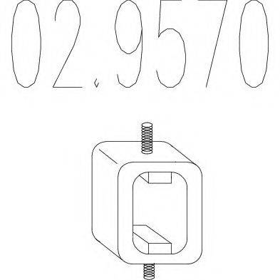MTS 029570 Буфер, глушник