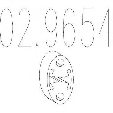 MTS 029654 Буфер, глушник