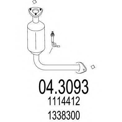 MTS 043093 Каталізатор
