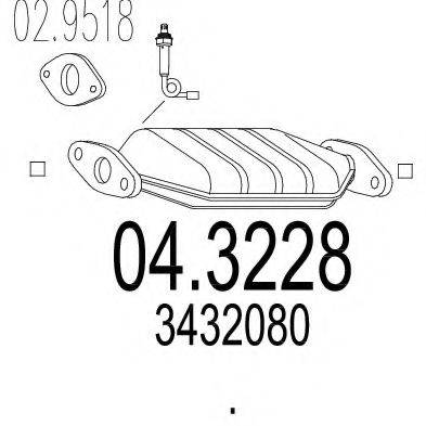 MTS 043228 Каталізатор
