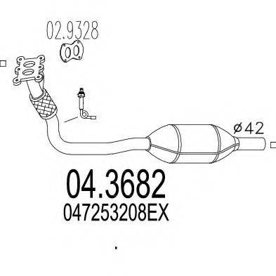 MTS 043682 Каталізатор