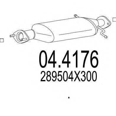 MTS 044176 Каталізатор