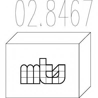 MTS 028467 Монтажний комплект, глушник