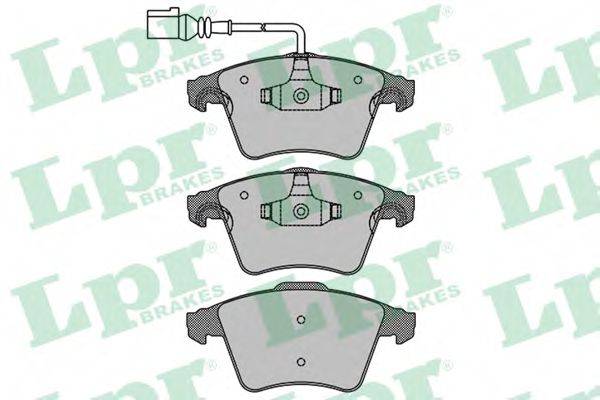LPR 05P1205 Комплект гальмівних колодок, дискове гальмо