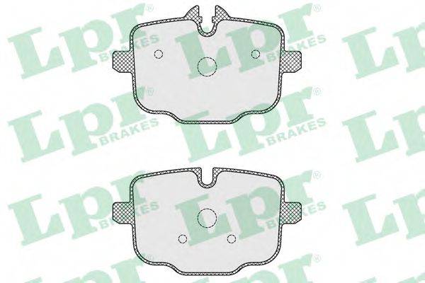 LPR 05P1631 Комплект гальмівних колодок, дискове гальмо