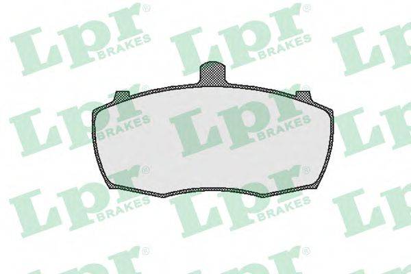 LPR 05P261 Комплект гальмівних колодок, дискове гальмо