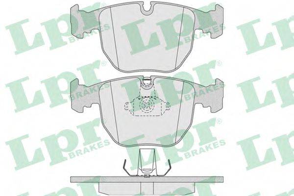 LPR 05P771 Комплект гальмівних колодок, дискове гальмо