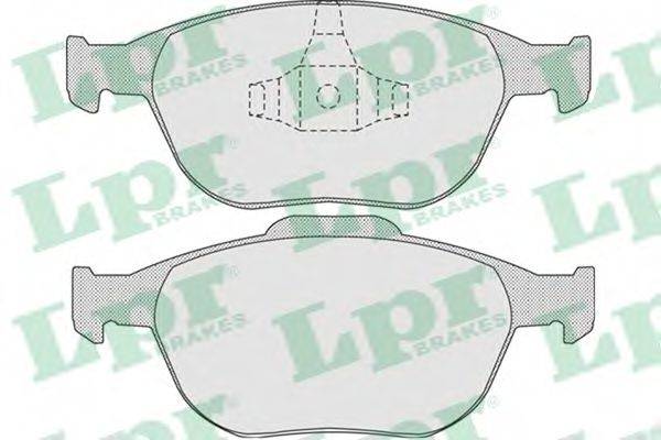 LPR 05P913 Комплект гальмівних колодок, дискове гальмо