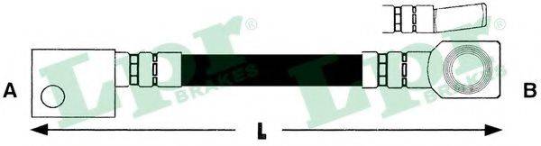 LPR 6T46152 Гальмівний шланг