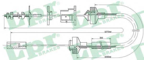 LPR C0145C Трос, управління зчепленням