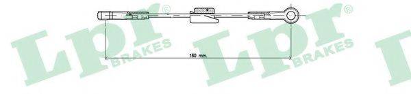 LPR C0221B Трос, стоянкова гальмівна система