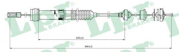 LPR C0333C Трос, управління зчепленням