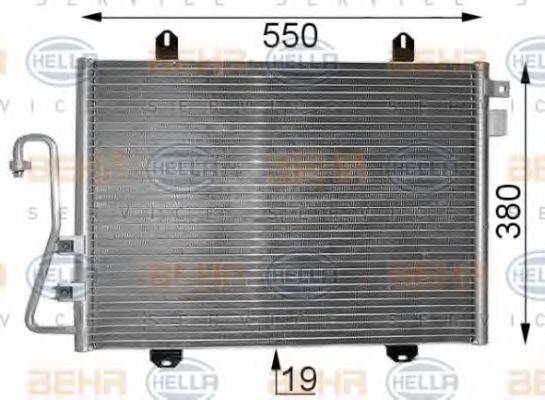 HELLA 8FC351037541 Конденсатор, кондиціонер