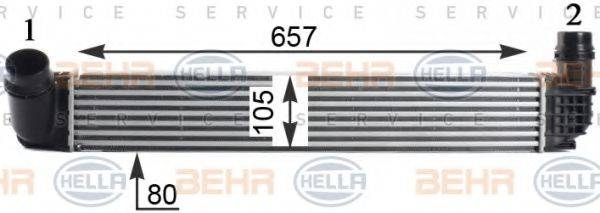 HELLA 8ML376760771 Інтеркулер