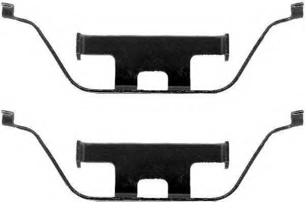 HELLA 8DZ355201251 комплект приладдя, гальмівний супорт