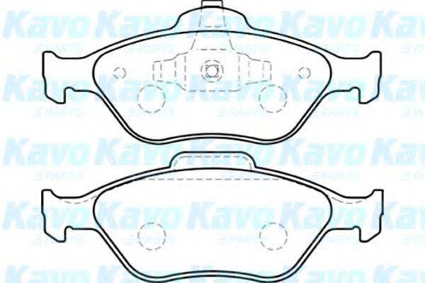 KAVO PARTS BP4554 Комплект гальмівних колодок, дискове гальмо