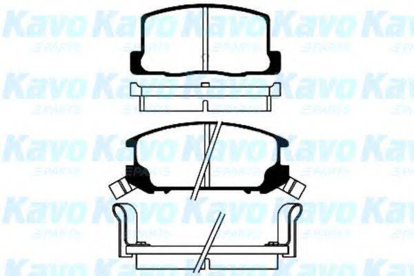 KAVO PARTS BP9049 Комплект гальмівних колодок, дискове гальмо