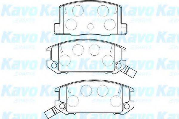 KAVO PARTS BP9093 Комплект гальмівних колодок, дискове гальмо