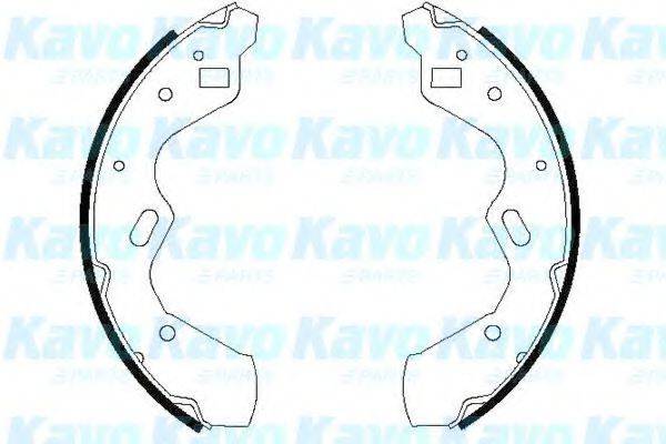 KAVO PARTS BS5419 Комплект гальмівних колодок