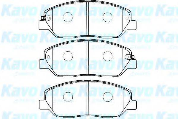 KAVO PARTS BP3032 Комплект гальмівних колодок, дискове гальмо