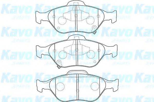 KAVO PARTS BP9109 Комплект гальмівних колодок, дискове гальмо