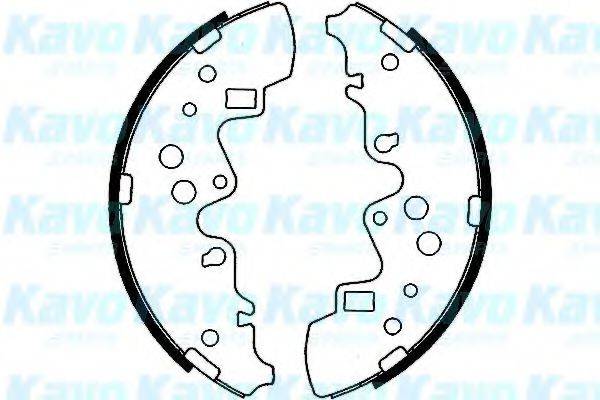 KAVO PARTS BS5431 Комплект гальмівних колодок