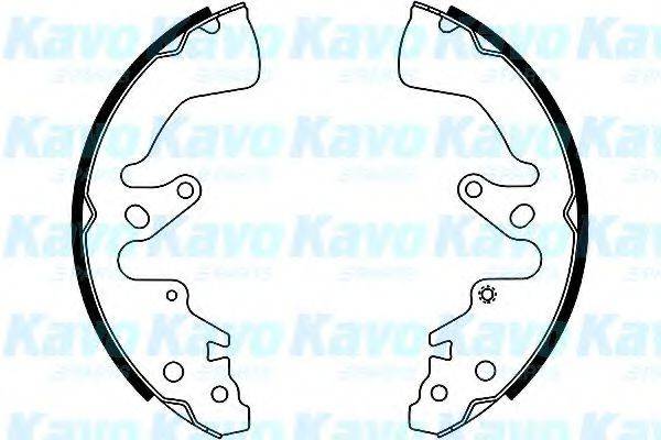 KAVO PARTS BS8925 Комплект гальмівних колодок