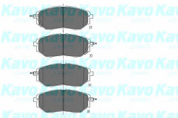 KAVO PARTS KBP8020 Комплект гальмівних колодок, дискове гальмо